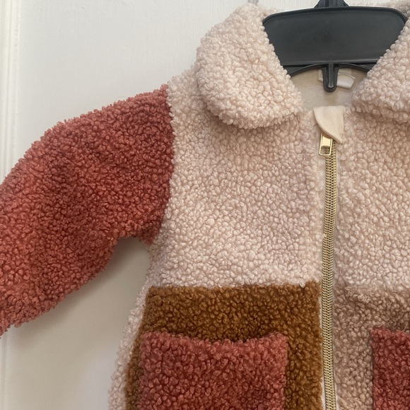 Color Block Pile Jacket - Picture 3 of 5